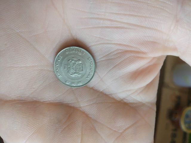 เหรียญประเทศสิงคโปร์(เหรียญประเทศสิงคโปร์ชนิด10เซนต์(เหรียญกษาปณ์ที่ใช้หมุนเวียน)(ถูกผลิตขึ้นในปีคริสตศักราช1991))สำหรับเอาไว้สะสมหรือโชว์ รูปที่ 15
