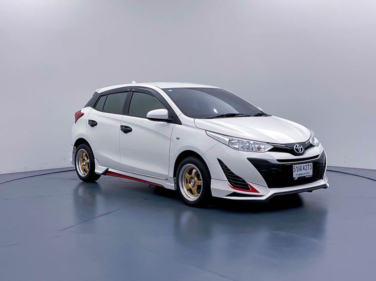 Toyota Yaris 2019 1.2 Entry Sedan เบนซิน ไม่ติดแก๊ส เกียร์อัตโนมัติ ขาว รูปที่ 3