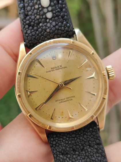 Rare Item ROLEX Oyster Perpetual Ref.6569 14k Solid Gold  รูปที่ 6