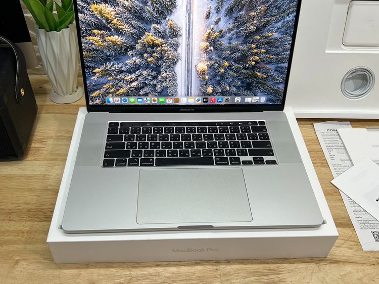 MacBook Pro 16-inch,2019 Four Thunderbolt 3 ports 6-Core Intel Core i7 Ram16GB SSD512GB Silver รูปที่ 2