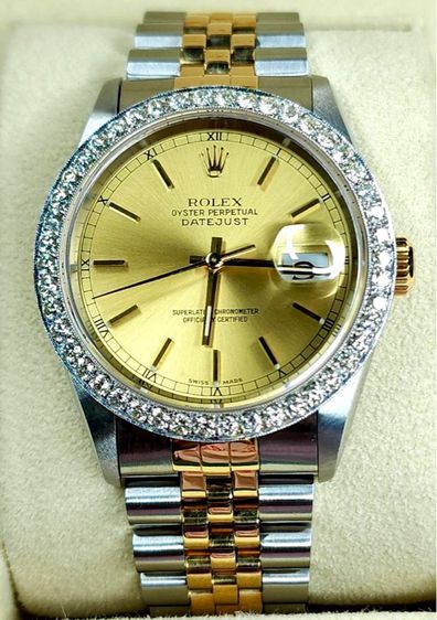 Rolex oyster perpetual date just 16233 รูปที่ 2