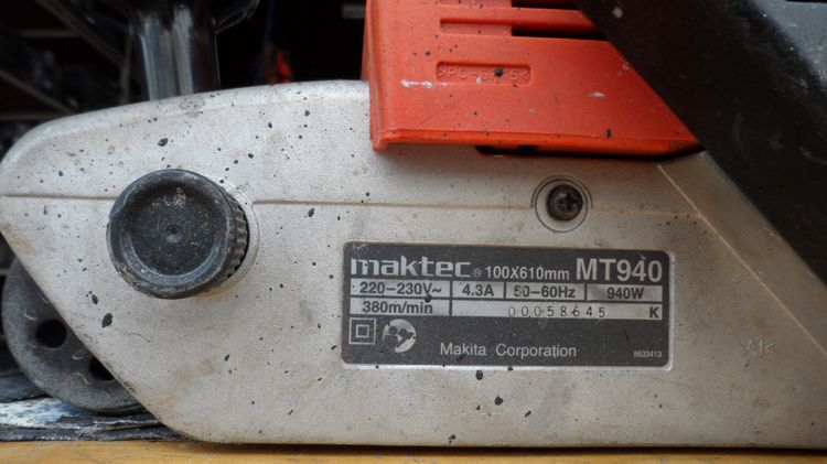 MAKTEC เครื่องขัดกระดาษทรายสายพาน รุ่น MT940 ขนาด 4 รูปที่ 6