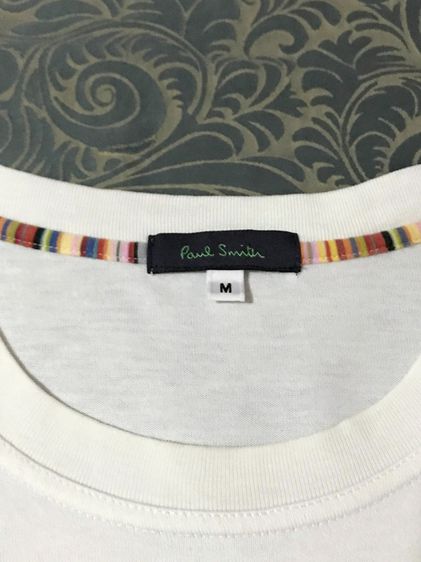 Paul Smith Never Leave The Water White T-Shirt M PA-JT-76711  รูปที่ 4