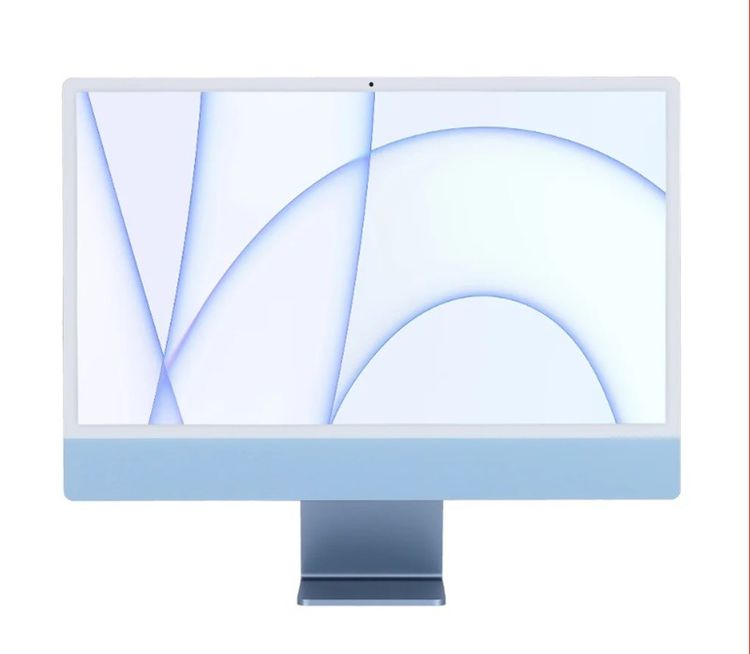 iMac 24 Retina 4.5K M1 chip8C CPU8C GPU RAM 8GBSSD256GB Blue (2021)ตัวโชว์ครบกล่่องประกันศูนย์ 1 ปี รูปที่ 6