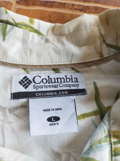 เสื้อฮาวายลายต้นไผ่ แบรนด์ Columbia รูปที่ 2