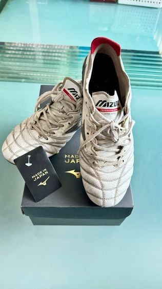 รองเท้าฟุตบอล ผู้ชาย ขาว Mizuno Neo III Made in Japan Size JPN25.5