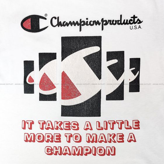เสื้อยืด Champion USA Vintage แท้ มือสอง สภาพดี หายาก ราคาพิเศษ รูปที่ 7
