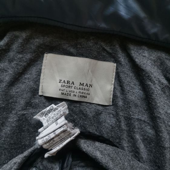 Zara Man Sport Classic Hooded Jacket รอบอก 42” รูปที่ 9