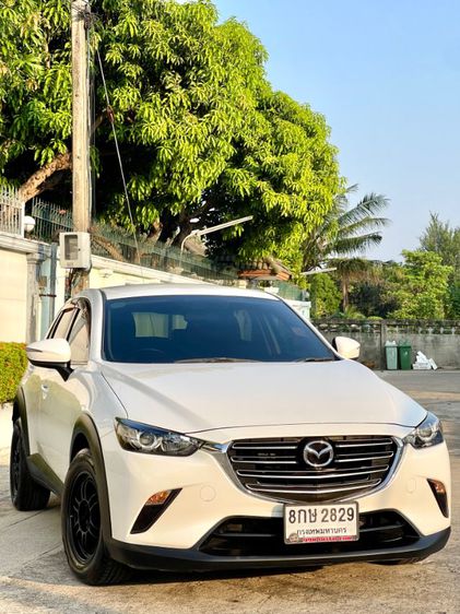 Mazda CX-3 2019 2.0 E Utility-car เบนซิน ไม่ติดแก๊ส เกียร์อัตโนมัติ ขาว รูปที่ 2