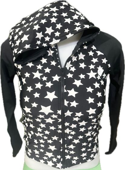 เสื้อว่ายน้ำมีฮู้ด อก34-36นิ้ว สภาพดีมาก รูปที่ 2