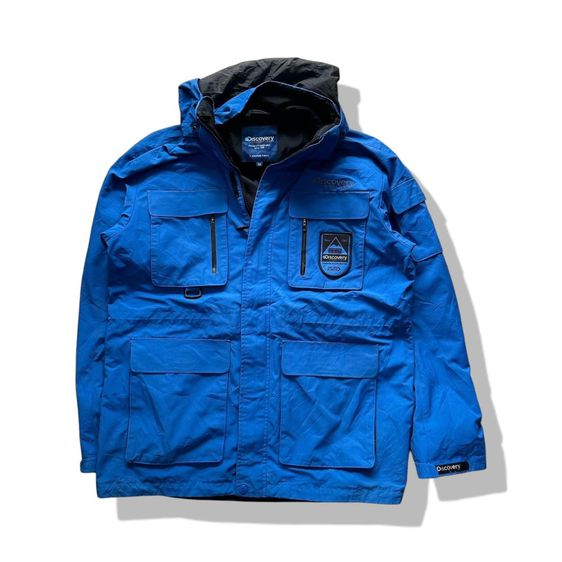 Discovery Expedition Blues Hooded Jacket รอบอก 48”