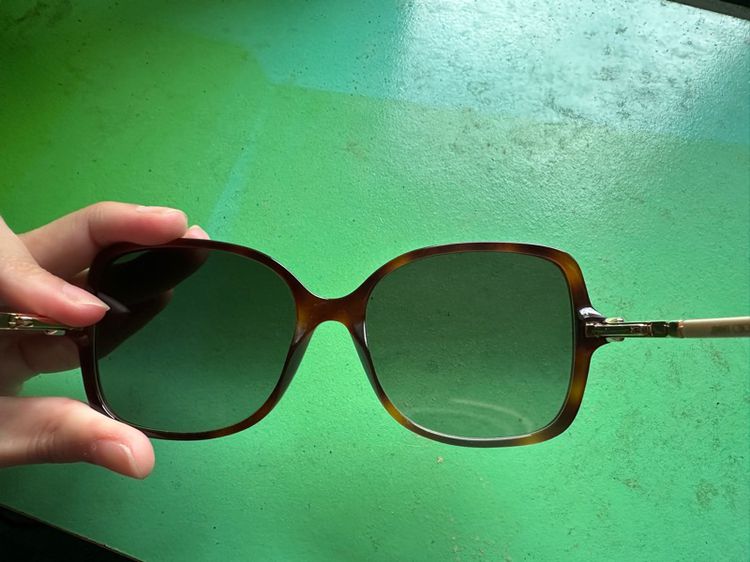 แว่นกันแดด Jimmy Choo แท้ สภาพ 85-90 sunglasses  รูปที่ 5