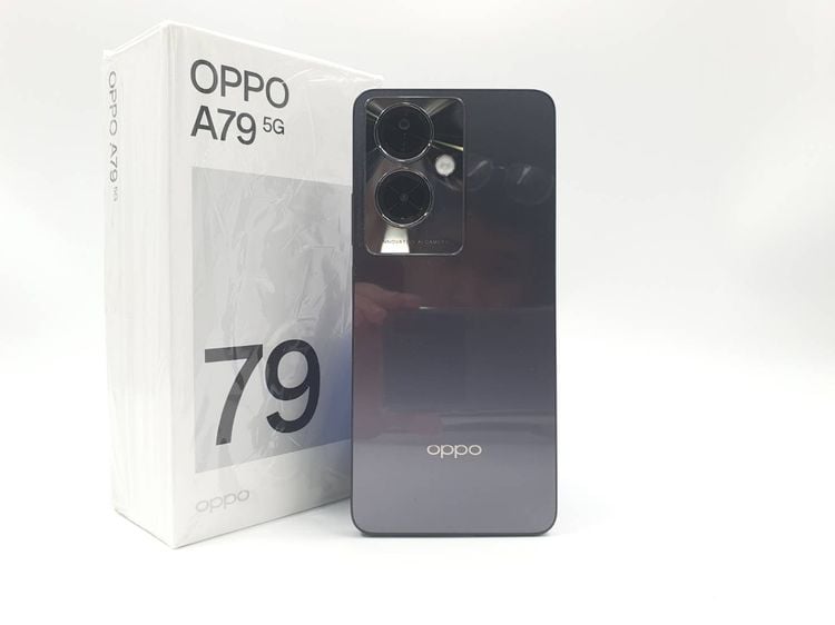 อื่นๆ 256 GB 🌟 Oppo A79 5G 8+256GB Mystery Black 🌟  ☄️ มาแล้ว Oppo A79 ครบกล่อง สภาพดี  มีปกศ 8 เดือน ☄️