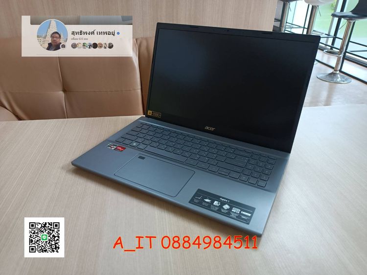 Acer A515-47-R5BE Steel Gray Ryzen5 5625U RAM8GB สินค้าตัวโชว์สภาพสวย  มี Windows 11 Home แท้ ประกันศูนย์ รูปที่ 11