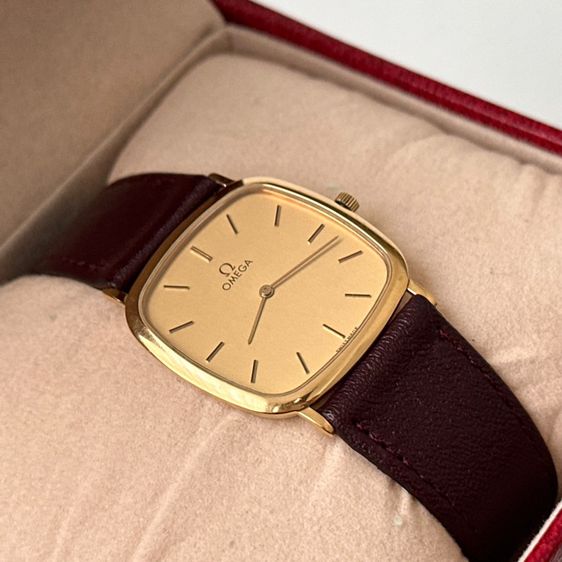 Omega TV 20 k Gold micon watch  รูปที่ 4