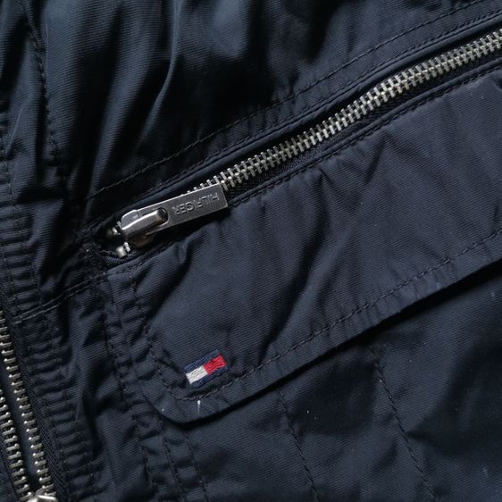 Tommy Hilfiger Black Full Zipper Jacket รอบอก 48” รูปที่ 8