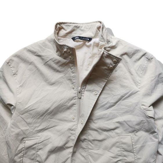 Zara Light Brown Full Zipper Jacket รอบอก 47” รูปที่ 3