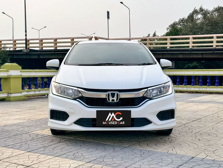 Honda City 2019 1.5 S Sedan เบนซิน ไม่ติดแก๊ส เกียร์อัตโนมัติ ขาว รูปที่ 3