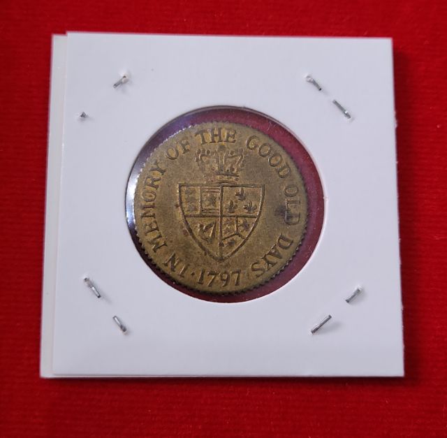 เหรียญต่างประเทศ เหรียญ UK 1797 GEORGIVS III DEI GRATIA อายุ อายุ 200 กว่าปี รับประกันแท้   รูปที่ 2