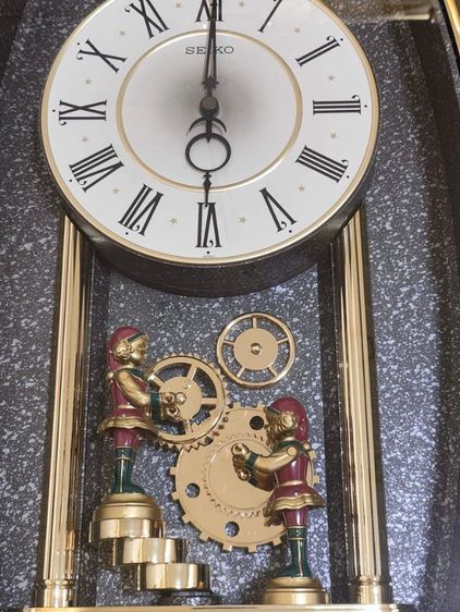 Sale1100บาท ขายตามสภาพครับ SEIKO Puppet นาฬิกาแขวนผนังมีเสียงเพลงและตัวการ์ตูนย์จะขยับ ขายตามสภาพครับเข็มนาฬิกาไม่เดิน รูปที่ 4
