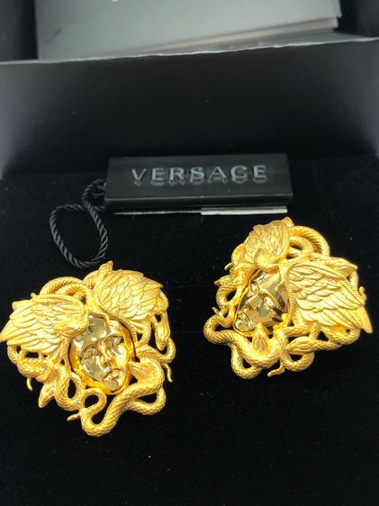 Versace Medusa earrings (67273) รูปที่ 8