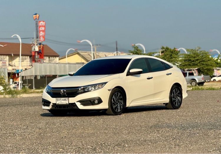 Honda Civic 2016 1.8 EL i-VTEC Sedan เบนซิน ไม่ติดแก๊ส เกียร์อัตโนมัติ ขาว รูปที่ 3