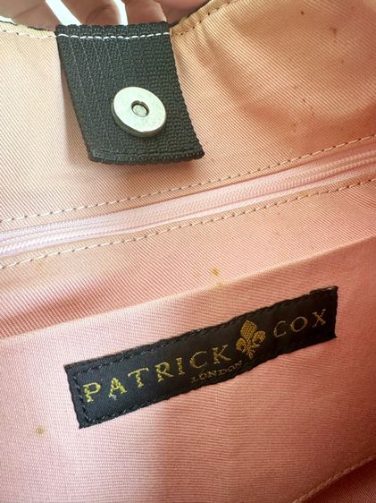 กระเป๋าถือผ้าทอ แบรนด์ Patrick Cox รูปที่ 9