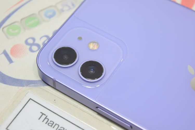 ขาย iPhone 12 128GB Purple ศูนย์ไทย ใช้น้อย  สภาพนางฟ้า ไม่เคยซ่อม สุขภาพแบต 93  รูปที่ 3