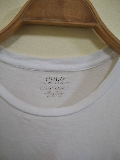 เสื้อยืด Polo Ralph Lauren ของแท้ สีขาว  Size. S  อก 36 ยาว 25 สภาพดีไม่มีขาด รูปที่ 3