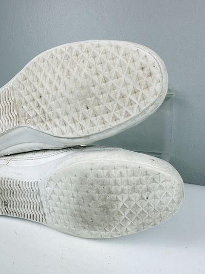 รองเท้า Adidas Sz.11.5us46eu30cm(วัดจริง) รุ่นNizza Lo สีขาวล้วน Upperหนังแท้ มีรอยุลอกขอบหน่อย นอกนั้นสภาพดี ไม่ขาดซ่อม ใส่เที่ยวสบาย รูปที่ 6