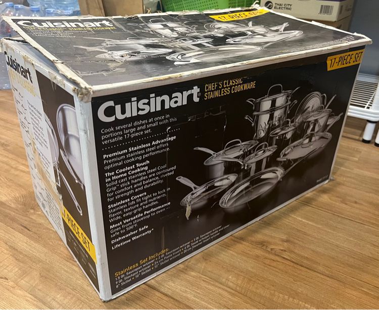 ชุดครัวสแตนเลส Cuisinart 17 ชิ้น รูปที่ 2