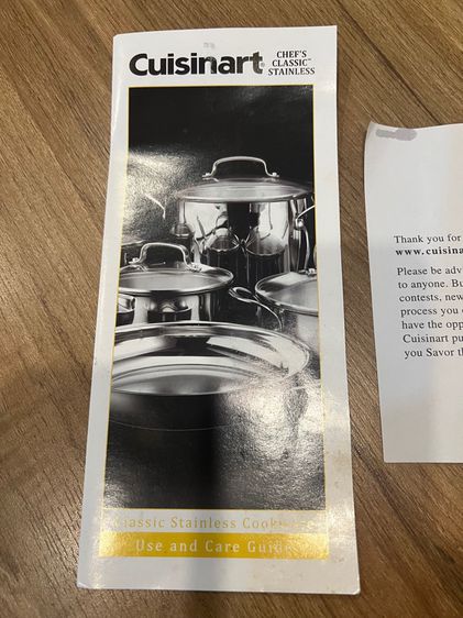 ชุดครัวสแตนเลส Cuisinart 17 ชิ้น รูปที่ 4