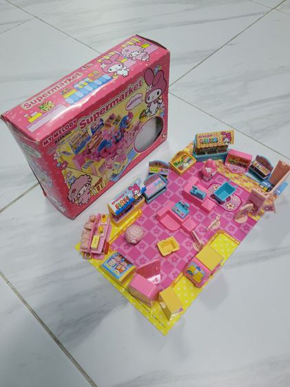 ชุดซุปเปอร์มาร์เก็ต My Melody Supermarket ตุ๊กตา My Melody 2 ตัว ชุดประกอบซุปเปอร์มาเก็ต  เด็กๆเกิดความสนุกสนาน และเพลิดเพลินจำลองการขายของ รูปที่ 4