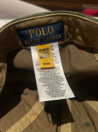Polo Ralph Lauren Camo Tiger Patch Baseball Hat Cap Adjustable Fit NEW 1500- ครับ สอบถามได้ รูปที่ 3