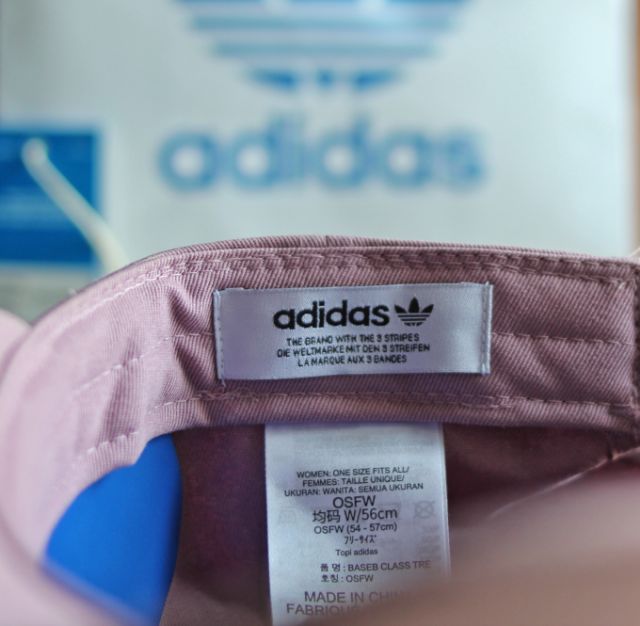 หมวกแก๊ป Adidas สีชมพู สภาพใหม่มาก ใส่แค่ครั้งเดียว ป้ายถุงอยู่ครบ พร้อมส่งฟรี รูปที่ 7