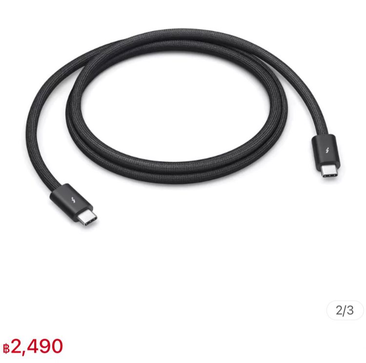 Apple Thunderbolt 4 (USB-C) Pro Cable (1 m) รูปที่ 5