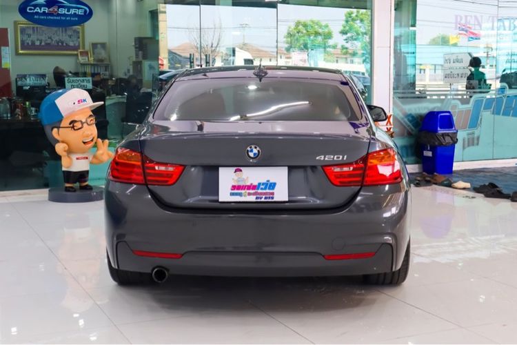 BMW Series 4 2015 420i Sedan เบนซิน ไม่ติดแก๊ส เกียร์อัตโนมัติ เทา รูปที่ 4