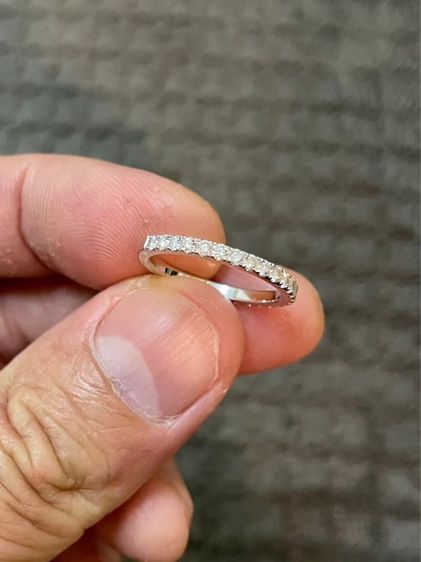 แหวนเพชร ทองคำขาว18k