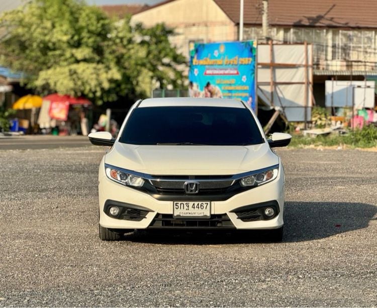 Honda Civic 2016 1.8 EL i-VTEC Sedan เบนซิน ไม่ติดแก๊ส เกียร์อัตโนมัติ ขาว รูปที่ 2