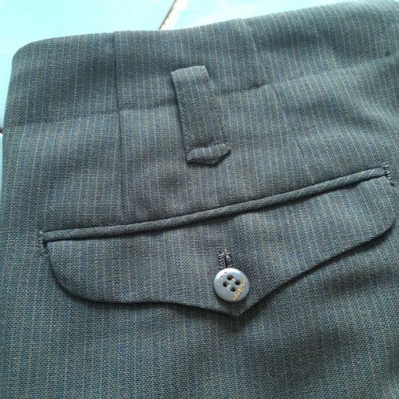 60s Osaka Yamada vintage
Retro gentleman pinstripe
Newcons wool
handmade trousers
made in Japan w32-33
🎌🎌🎌 รูปที่ 13