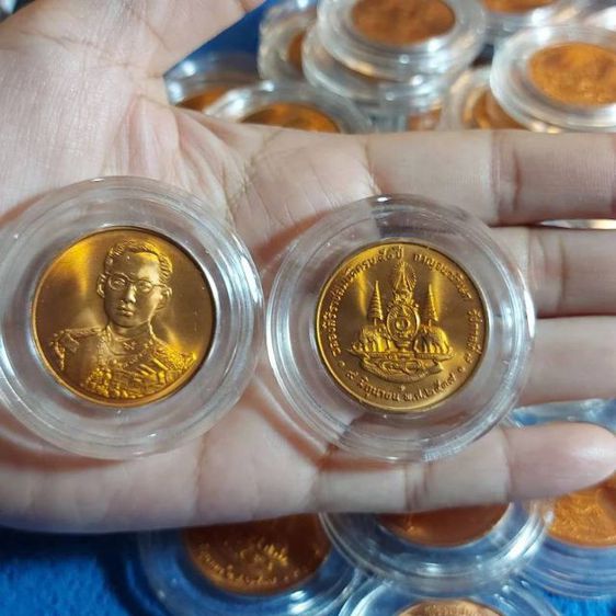 เหรียญทองแดงที่ระลึก กาญจนา เนื้อทองแดง (ขายชุดละ 3 เหรียญ) รูปที่ 8
