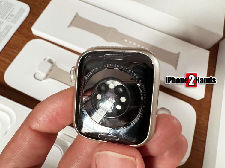 Apple Watch 9 สี Starlight 41MM GPS ศูนย์ไทย ประกันยาวๆ 10 เดือน ราคาถูก รูปที่ 4