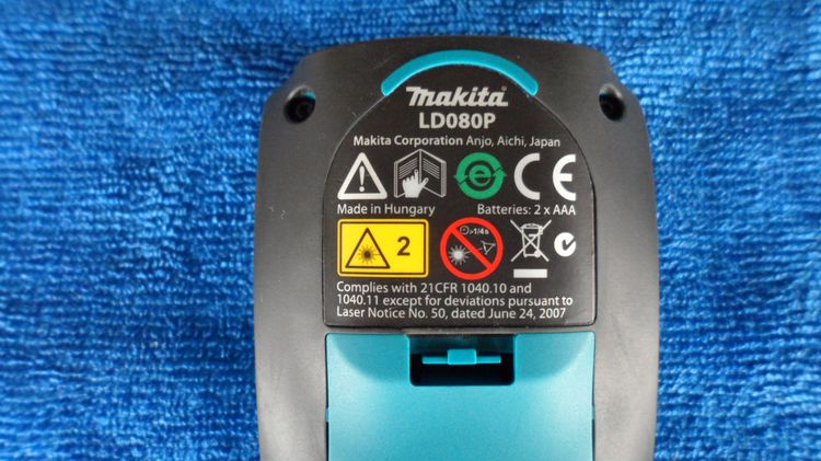 เครื่องวัดระยะเลเซอร์  Makita LD080P เครื่องวัดระยะเลเซอร์ 80 เมตร รูปที่ 4