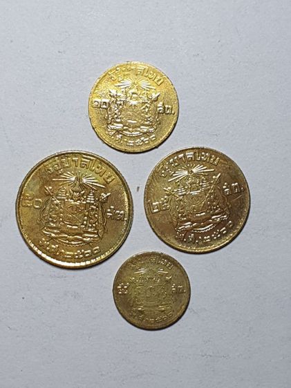 เหรียญ 5-10-25-50 สต. ร.9 ไม่ผ่านใช้ ชุดสี่เหรียญ ราคา 100 บาท รูปที่ 2