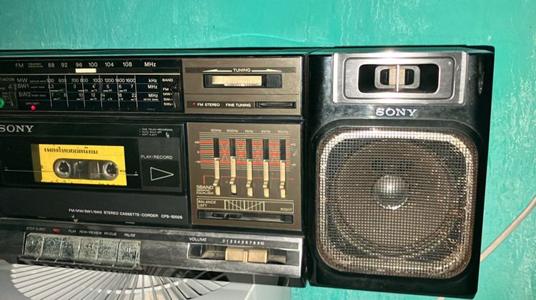 Sony CFS-1000S radio  วินเทจ รูปที่ 3