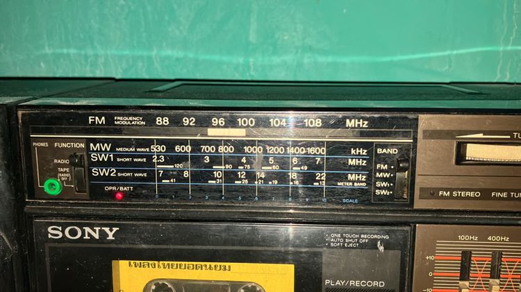 Sony CFS-1000S radio  วินเทจ รูปที่ 6
