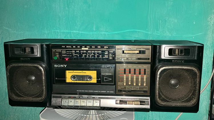 Sony CFS-1000S radio  วินเทจ รูปที่ 4