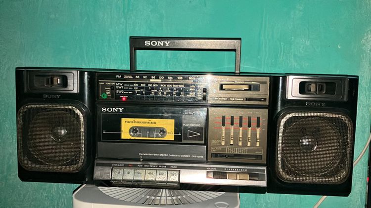 Sony CFS-1000S radio  วินเทจ รูปที่ 8