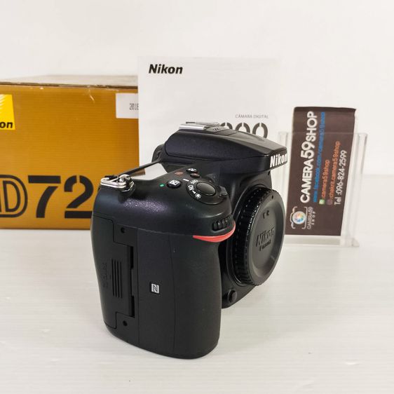 Nikon D7200 เครื่องสภาพใหม่ เมนูภาษไทย มี Wi-Fi และ NFC ในตัว ละเอียด 24.2 ล้านผิวสากยางไม่บวม จอ LCD ติดฟิล์มกันรอยแล้ว ไม่เคยตกหล่นหรือรอย รูปที่ 4