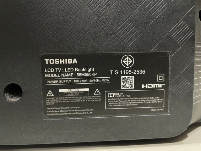 TOSHIBA Android 4K UHD TV 55M550KP รูปที่ 8